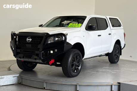 White 2021 Nissan Navara Dual Cab Chassis Sl (4X4)