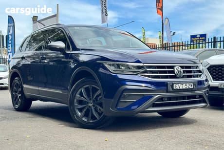 Blue 2022 Volkswagen Tiguan Wagon Allspace 132Tsi Life
