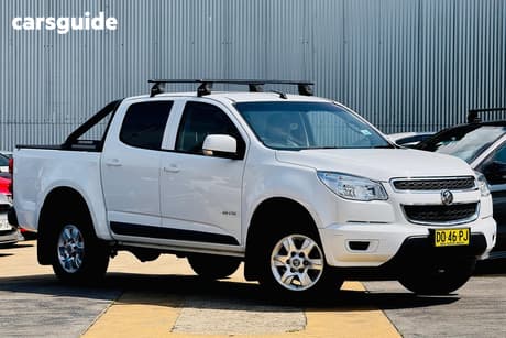 White 2013 Holden Colorado Crew Cab Pickup Lt (4X2)