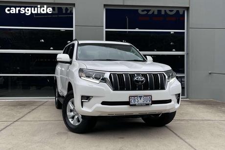 White 2021 Toyota Landcruiser Prado Wagon Gxl