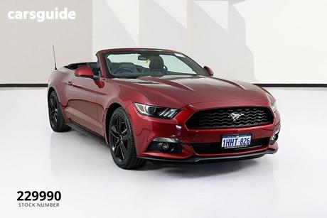 Red 2016 Ford Mustang Convertible 2.3 Gtdi