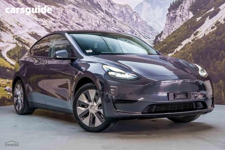 Grey 2023 Tesla Model Y Wagon Rear-Wheel Drive