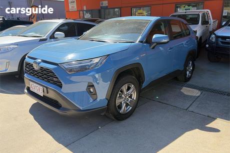 Blue 2023 Toyota RAV4 Wagon Gx (2Wd) Hybrid