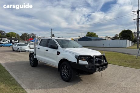 White 2021 Ford Ranger Double Cab Chassis Xl 3.2 (4X4)