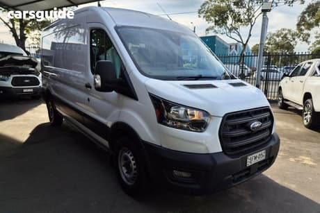 White 2021 Ford Transit Van 350L Lwb (Rwd) Srw