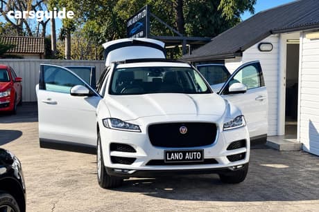 White 2019 Jaguar F-Pace Wagon 25D Portfolio Awd (177Kw)