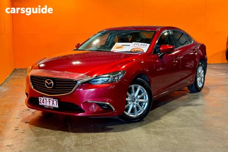 Red 2017 Mazda 6 Sedan Touring