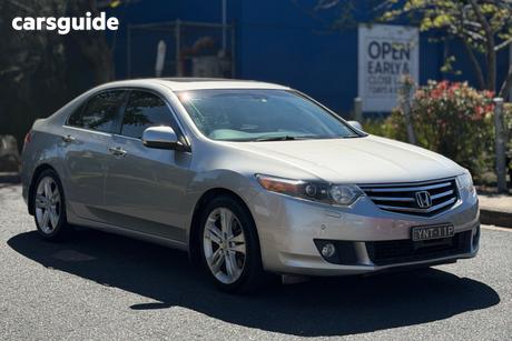 Silver 2009 Honda Accord Euro Sedan Luxury