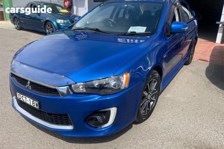 Blue 2015 Mitsubishi Lancer Sedan Es Sport
