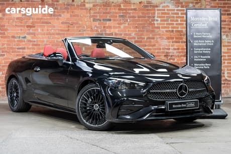 Black 2024 Mercedes-Benz Cle300 Cabriolet 4Matic Mhev