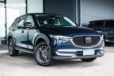 Blue 2021 Mazda CX-5 Wagon Maxx Sport (Fwd)