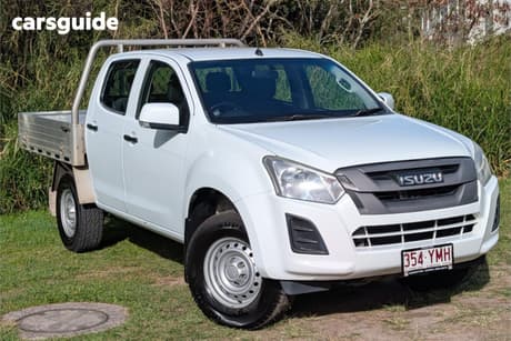 White 2018 Isuzu D-MAX Crew Cab Chassis Sx Hi-Ride (4X2)
