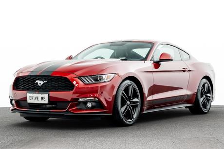 Red 2017 Ford Mustang Coupe Fastback 2.3 Gtdi