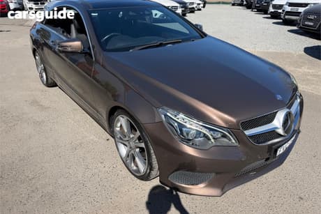 Brown 2013 Mercedes-Benz E250 Coupe Cdi
