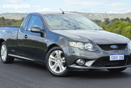 Grey 2010 Ford Falcon Ute Ute Tray XR6 R