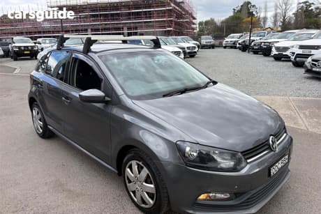 Grey 2016 Volkswagen Polo Hatchback 66 Tsi Trendline