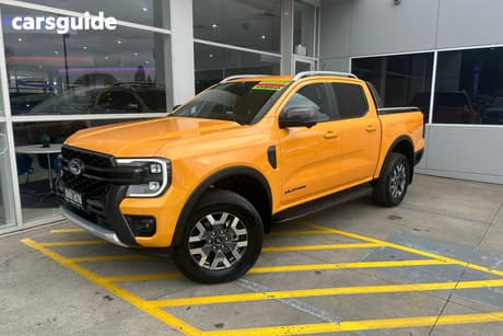 Orange 2025 Ford Ranger Double Cab Pick Up Phev Wildtrak (4X4)