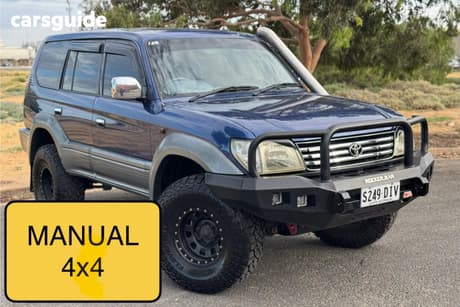Blue 2001 Toyota Landcruiser Prado SUV TX 4X4