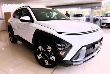 White 2026 Hyundai Kona Wagon Elite
