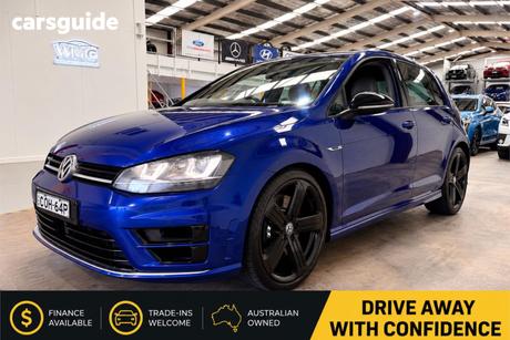 Blue 2015 Volkswagen Golf Hatchback R