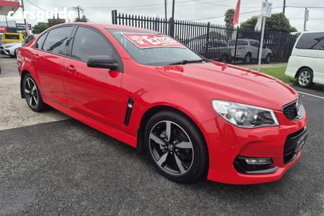 Red 2016 Holden Commodore Sportswagon Sv6 Black Pack