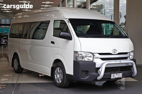 White 2018 Toyota HiAce Bus Commuter