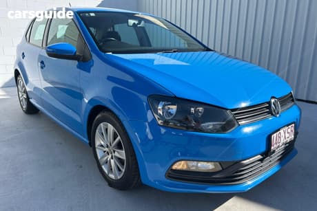 Blue 2017 Volkswagen Polo Hatchback 66 Tsi Trendline