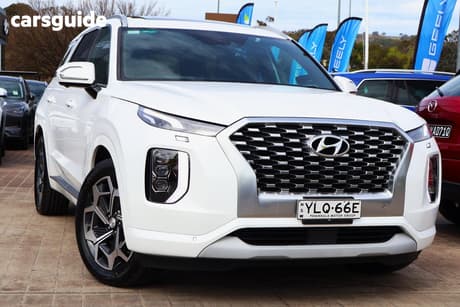 White 2021 Hyundai Palisade Wagon Highlander (7 Seat)