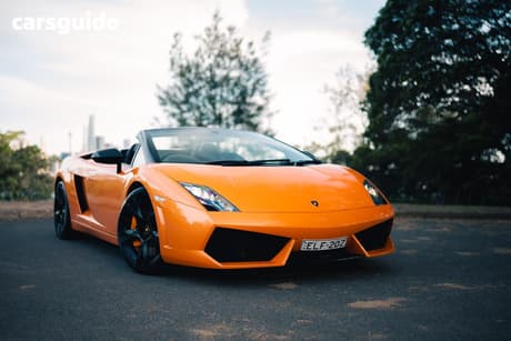 Orange 2012 Lamborghini Gallardo Coupe Lp560-4