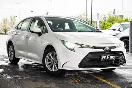 White 2024 Toyota Corolla Sedan Ascent Sport