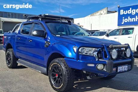 Blue 2015 Ford Ranger Dual Cab Utility Xlt 3.2 (4X4)
