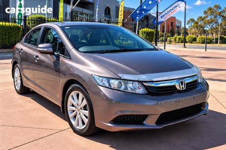 Grey 2012 Honda Civic Sedan Vti-L