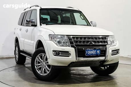 White 2019 Mitsubishi Pajero Wagon Gls (4X4) 7 Seat (Leather)