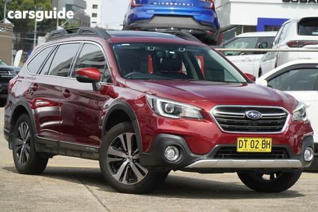 Red 2018 Subaru Outback Wagon 2.5I Premium