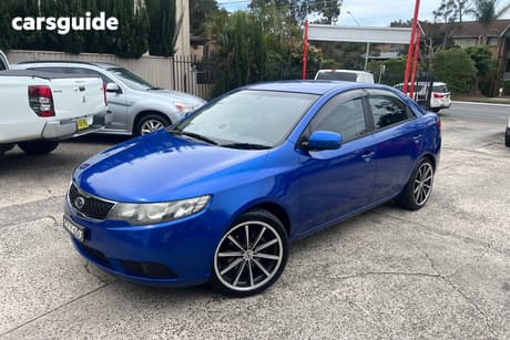 Blue 2011 Kia Cerato Sedan S
