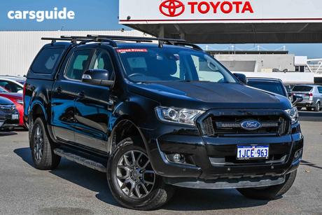Black 2018 Ford Ranger Dual Cab Utility Xlt 3.2 (4X4)