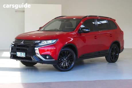 Red 2020 Mitsubishi Outlander Wagon Black Edition 7 Seat (2Wd)