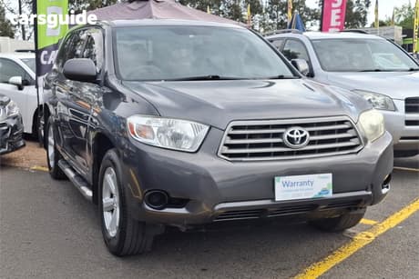 Grey 2009 Toyota Kluger Wagon Kx-R (Fwd) 7 Seat