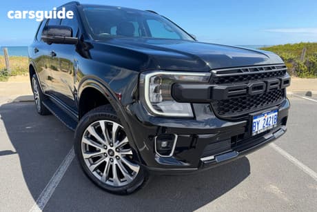 Black 2023 Ford Everest Wagon Trend (Rwd)