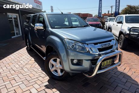 Grey 2015 Isuzu D-MAX Crew Cab Utility Ls-U Hi-Ride (4X4)