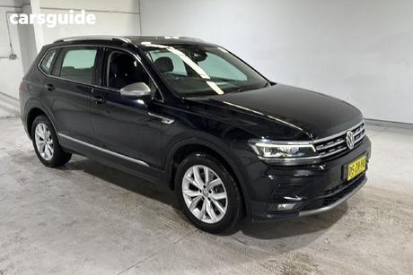 Black 2018 Volkswagen Tiguan Wagon Allspace 132 Tsi Comfortline