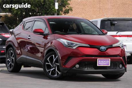 Red 2018 Toyota C-HR SUV G (HYBRID)