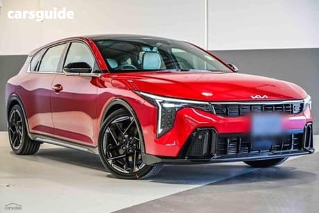 Red 2025 Kia K4 Hatchback Gt-Line