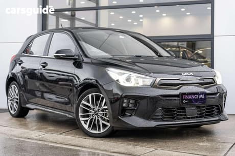 Black 2023 Kia RIO Hatchback Gt-Line