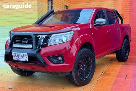 Red 2017 Nissan Navara Dual Cab Utility St (4X4)