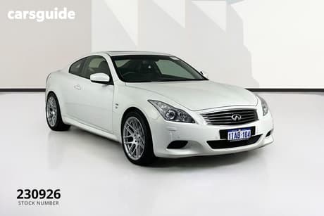 White 2014 Infiniti Q60 Coupe 3.7 S Premium