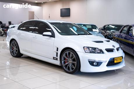 White 2012 HSV Clubsport Sedan R8