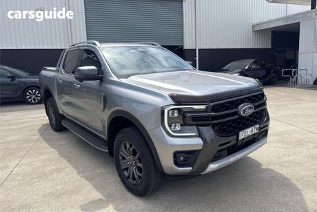 Silver 2023 Ford Ranger Double Cab Pick Up Wildtrak 2.0 (4X4)