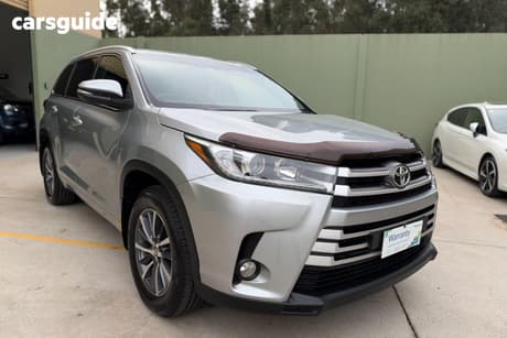 Silver 2017 Toyota Kluger Wagon Gxl (4X4)