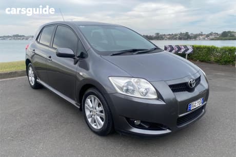 Grey 2008 Toyota Corolla Hatchback Levin Sx